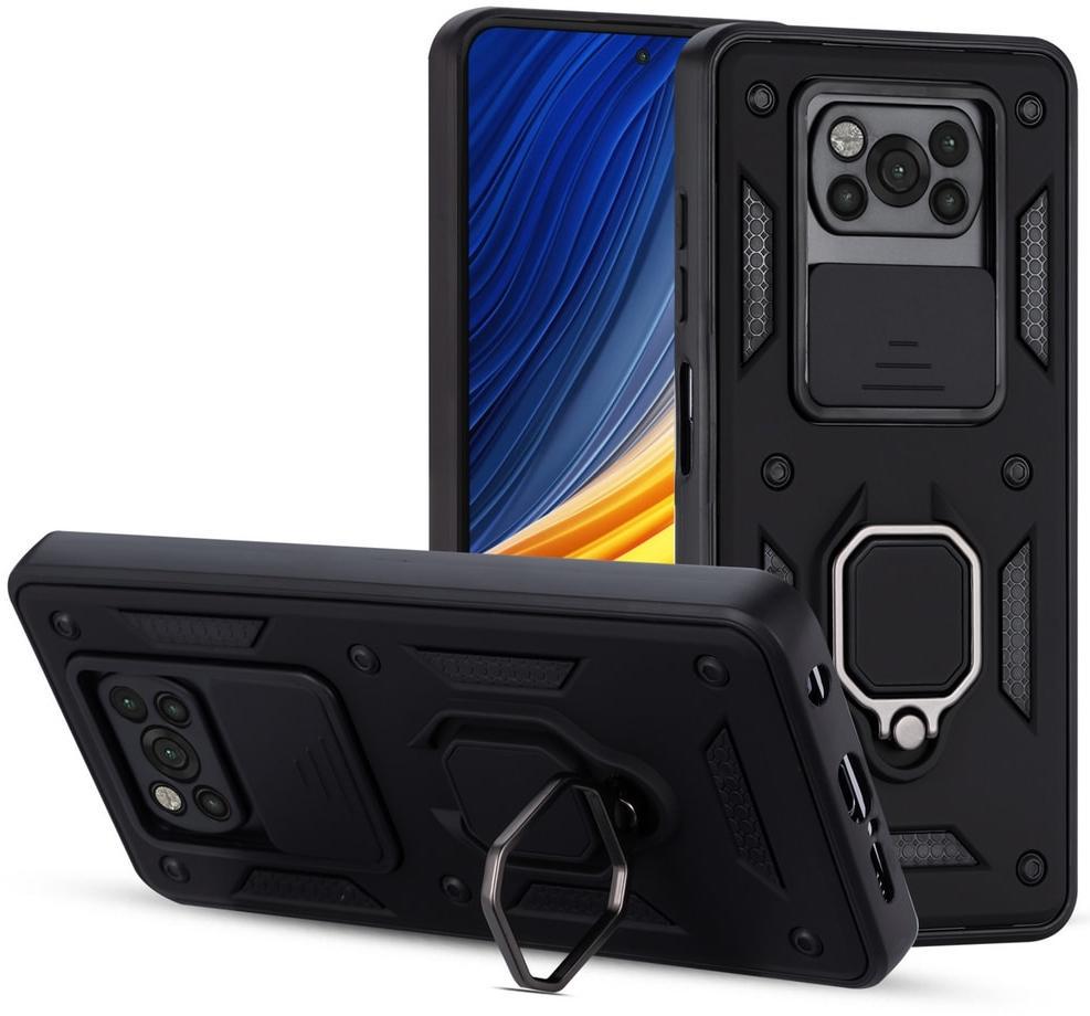 Чохол із захистом камери 3DGuard Xiaomi Poco X3 Pro Black (32490-2B) - фото 1