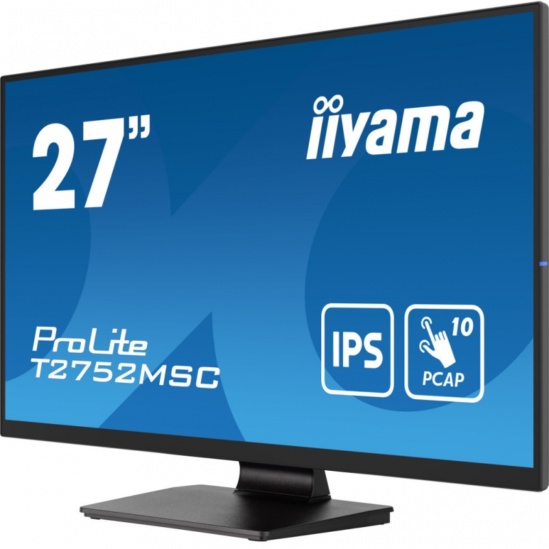 Монитор сенсорный iiyama T2752MSC-B1 IPS 1920x1080 Full HD 27" 2W (26832350) - фото 5 Монитор сенсорный iiyama T2752MSC-B1 IPS 1920x1080 Full HD 27" 2W (26832350) - фото 5