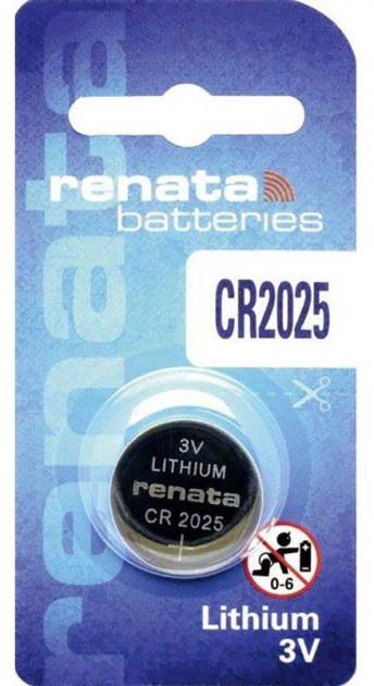 Батарейка Renata CR2025 Lithium 3V 1 шт. (1988681594)