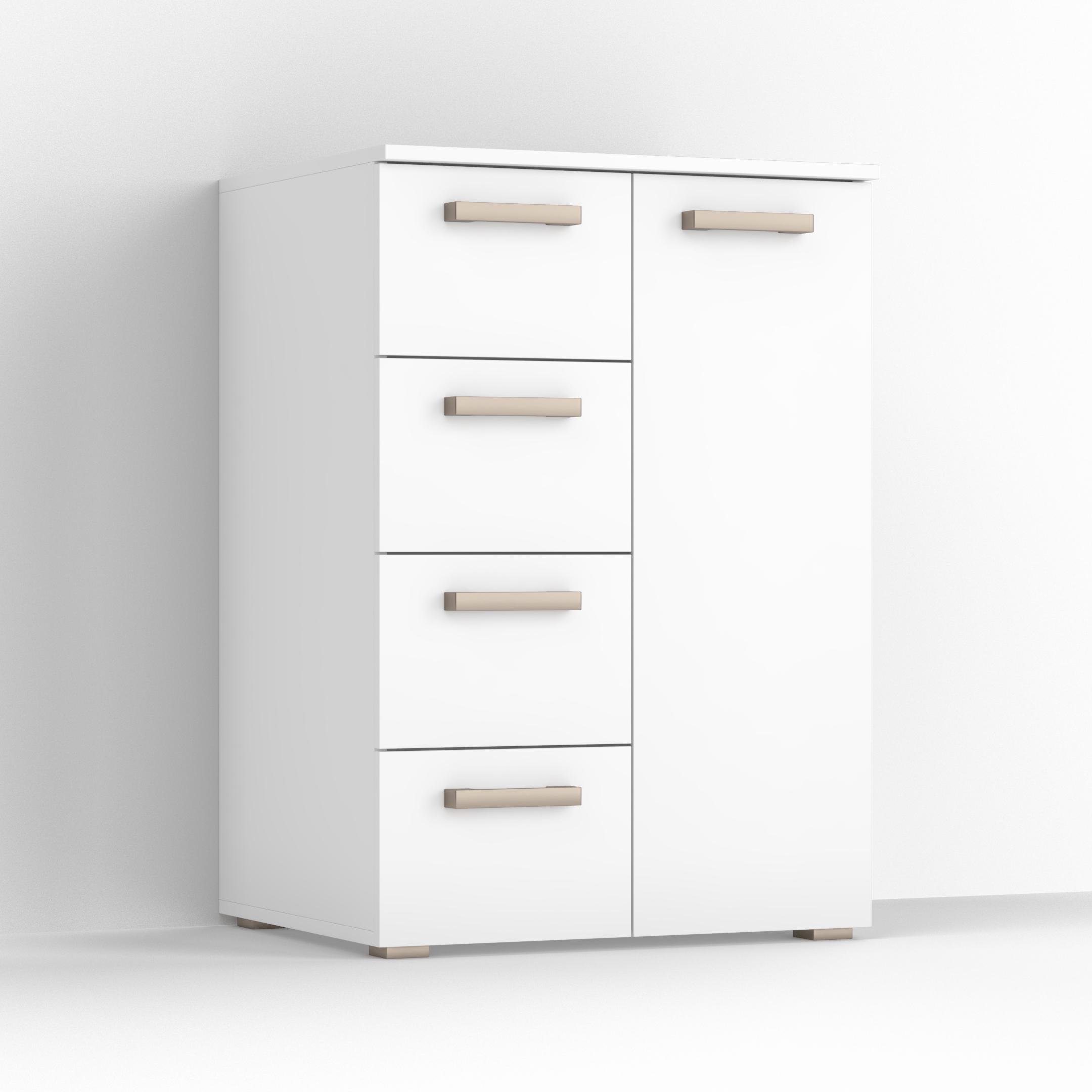 Комод Idea ТКБ-363 на 4 шухляди з дверима Білий (26718318)