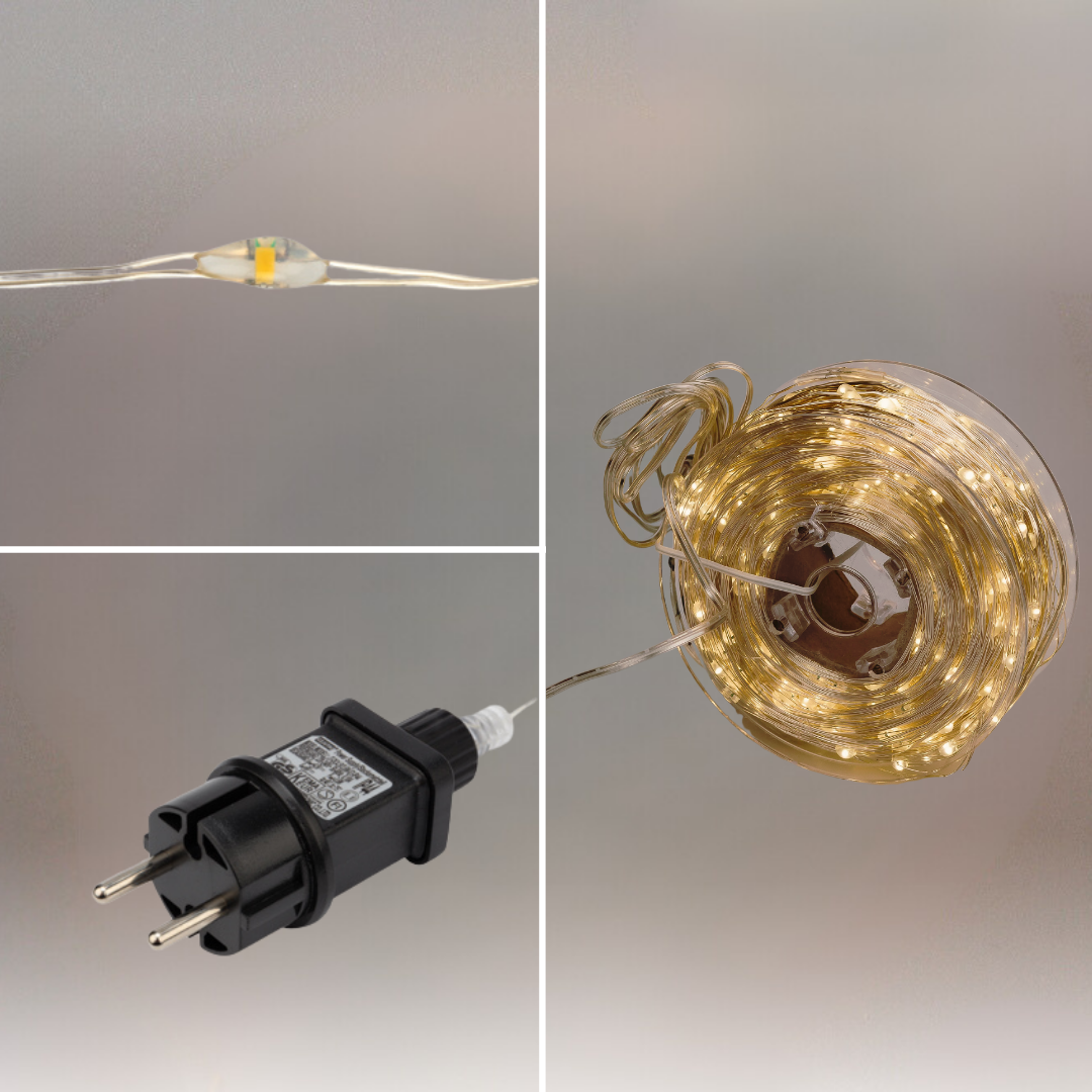 Гірлянда вулична Крапля роси на пульті 500 LED 220 В 50 м Теплий Білий (24008) - фото 5 Гірлянда вулична Крапля роси на пульті 500 LED 220 В 50 м Теплий Білий (24008) - фото 5