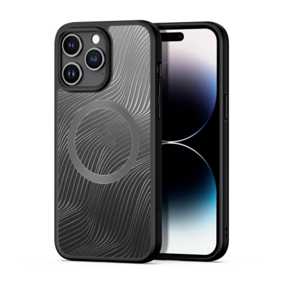 Противоударный чехол для Apple iPhone 15 Pro Max DUX DUCIS Aimo MagSafe / Black