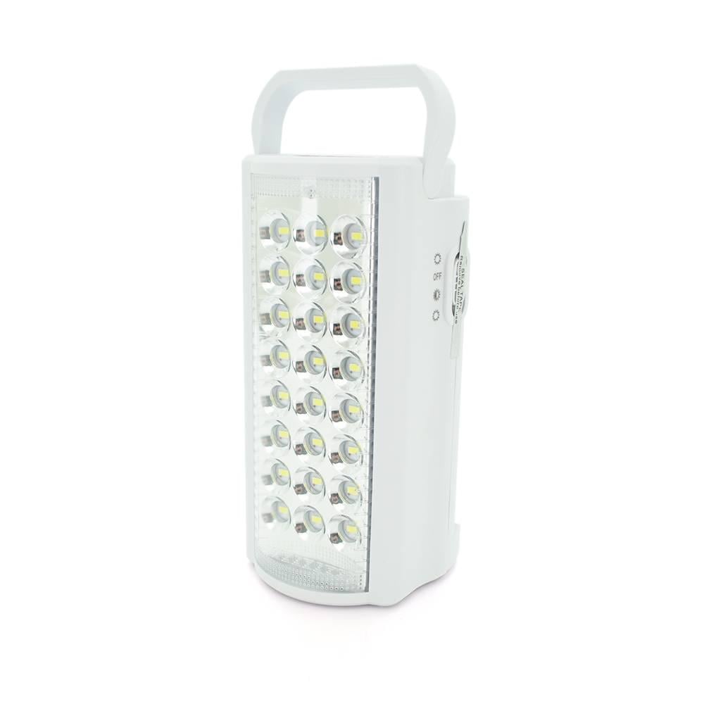 Ліхтар переносний ALMINA DL-2424LED 2 режими 16+8Led кабель 220В Mix color Box