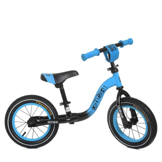 Біговел дитячий PROFI KIDS ML1201A на сталевій рамі 12" Блакитний