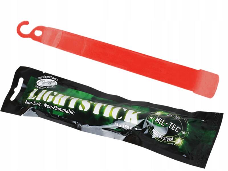 Светильник химический Mil-Tec 15 см Red - фото 5