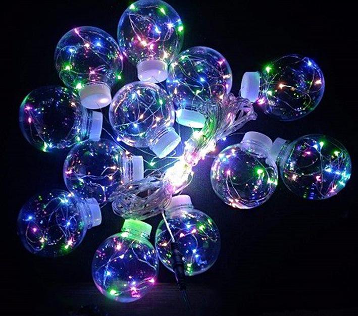 Гирлянда-штора Matrix Curtain-Lights Ball Lamp 200L M-1 3 м Разноцветный (НФ-00005815)