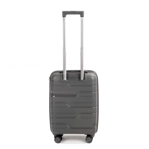 Чемодан пластиковый Wings PP08 большой Серый - фото 2 Чемодан пластиковый Wings PP08 большой Серый - фото 2