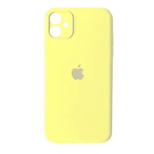 Силиконовый Чехол Накладка Закрытая Камера Silicone Case Full Camera Для iPhone 12 Lemon Силиконовый Чехол Накладка Закрытая Камера Silicone Case Full Camera Для iPhone 12 Lemon