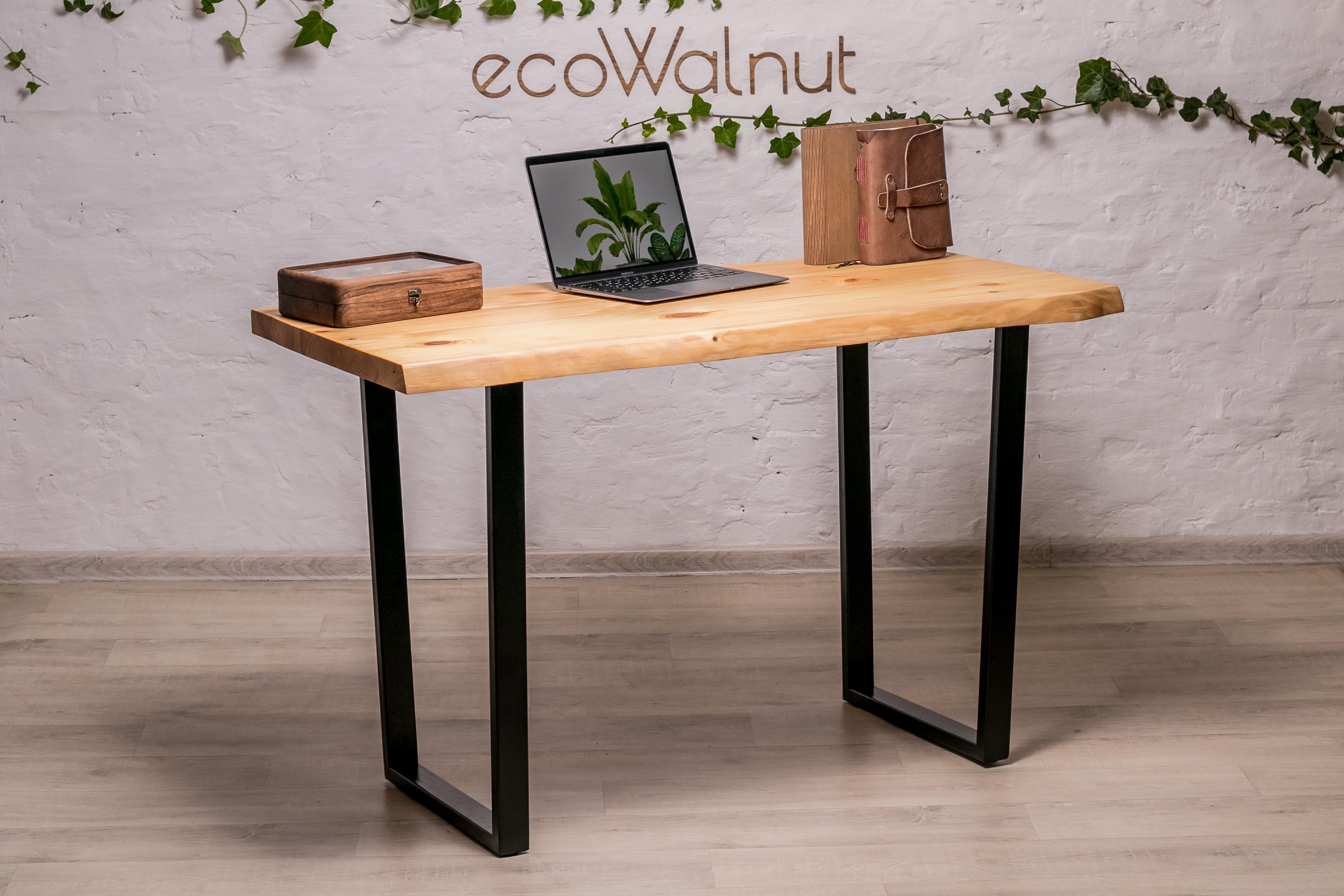 Письменный стол EcoWalnut из натурального дерева L (Сосна EF-4.6) - фото 7