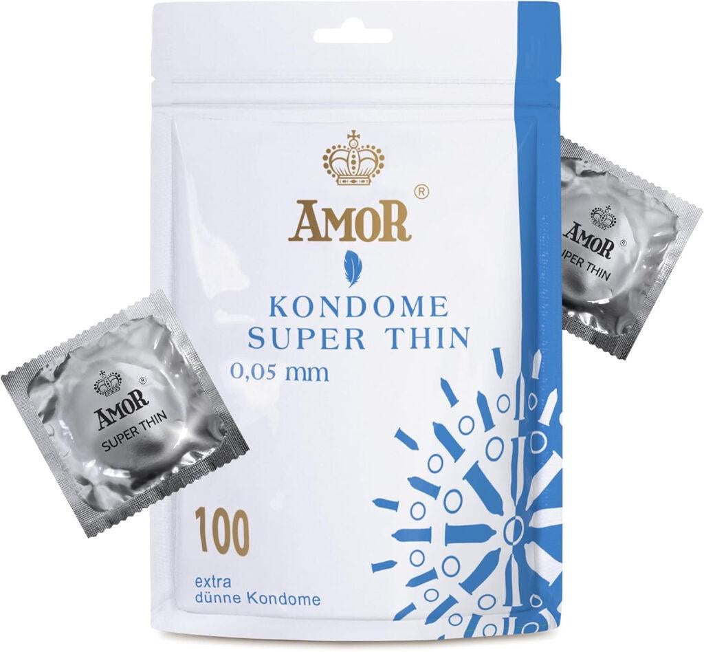 Презервативы Amor Premium Super Thin 100 шт. (8115060240) Презервативы Amor Premium Super Thin 100 шт. (8115060240)