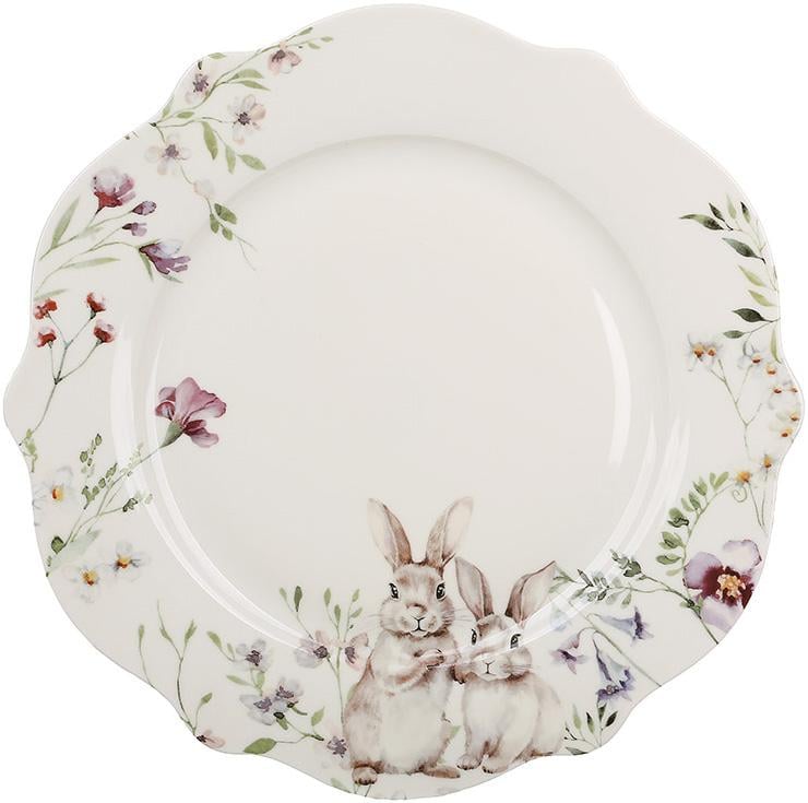 Тарелки фарфоровые Spring Story набор 4 шт. 27 см