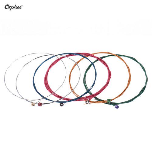 Струны для гитары Orphee TX620-C Copper 10-47 Extra Light Разноцветный - фото 3