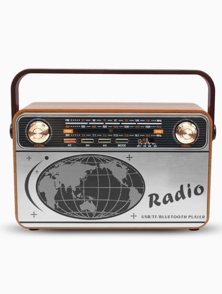 Радиоприемник Kemai MD-503 на аккумуляторе Коричневый (24405653) Радиоприемник Kemai MD-503 на аккумуляторе Коричневый (24405653)