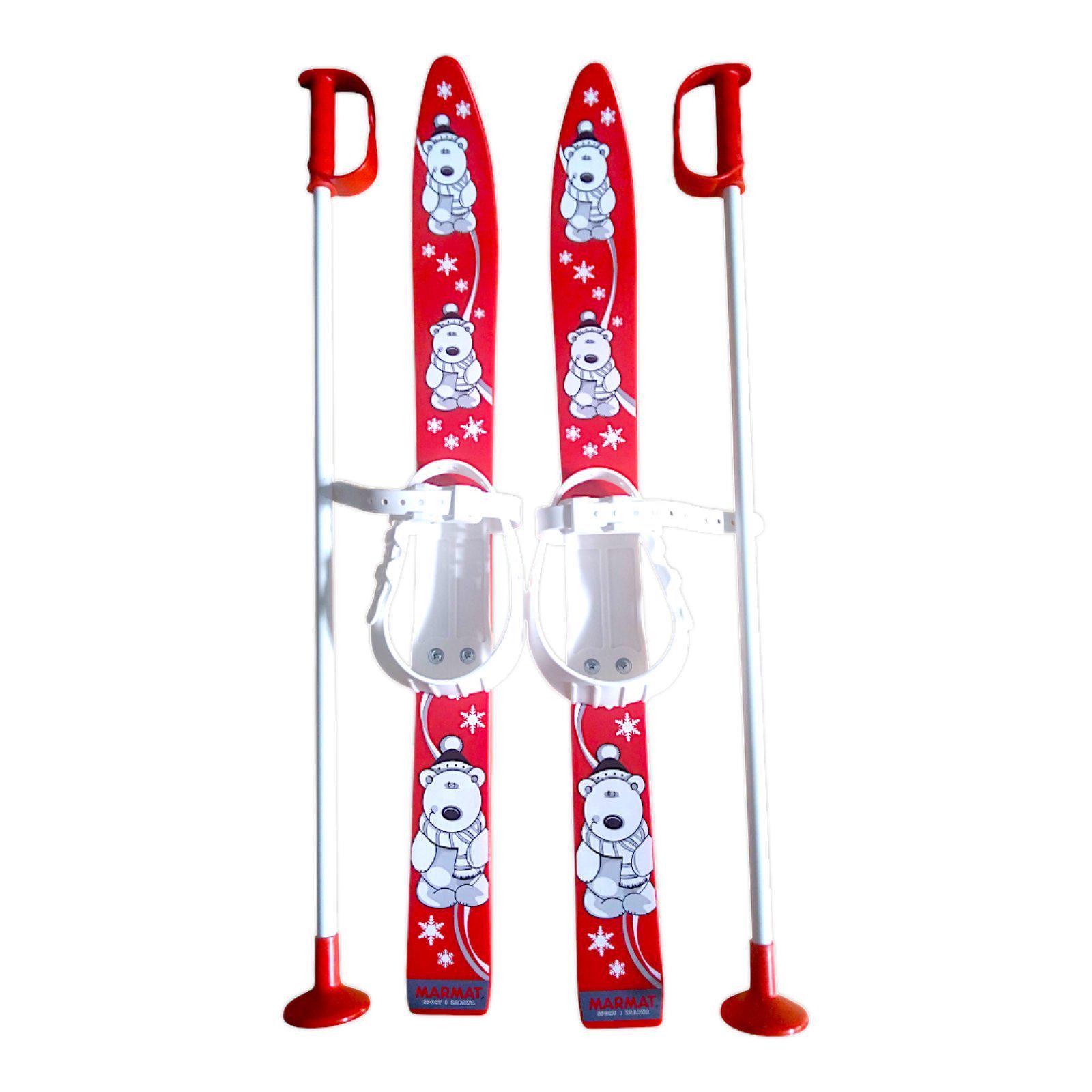 Набір лижний дитячий Marmat 70 см Червоний (11280) - фото 2