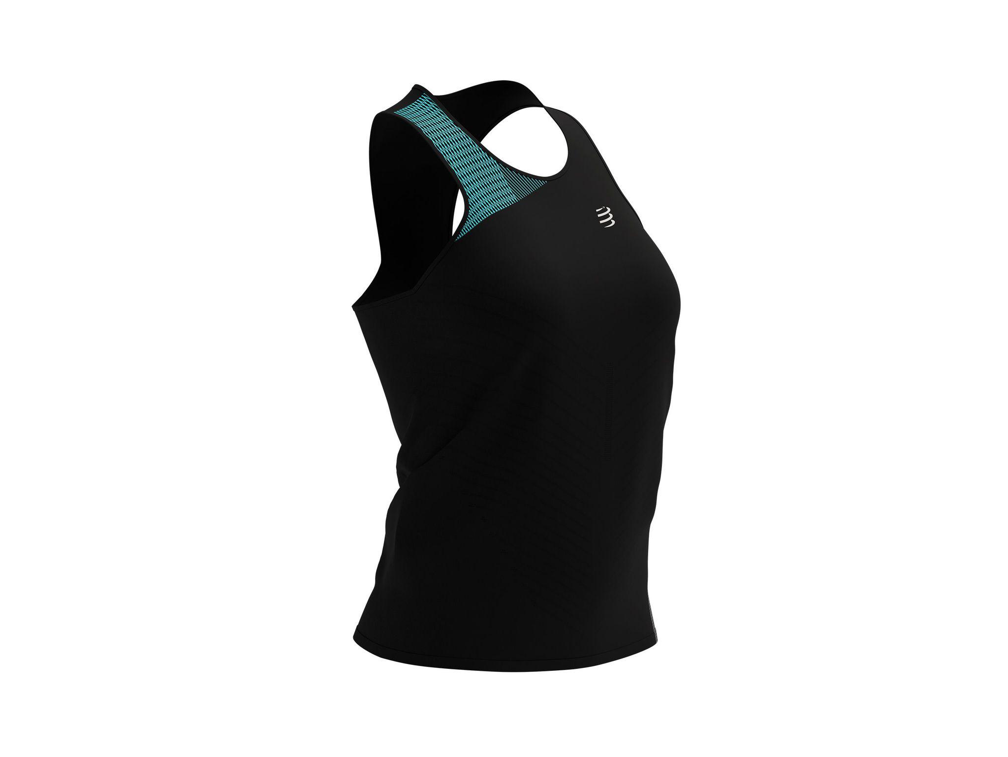 Майка женская бесшовная для тренировок Compressport Performance Singlet S Черный (1faea233)