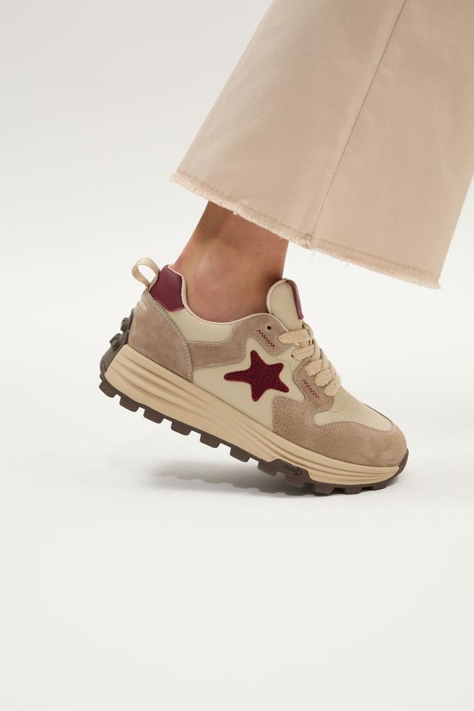 Кроссовки женские демисезонные LONZA р. 36 Бежевый (192152) Кроссовки женские демисезонные LONZA р. 36 Бежевый (192152)