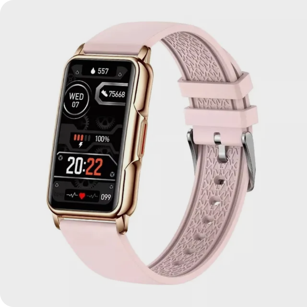 Смарт-часы Lemfo H80 PRO с тонометром Gold/Pink — фото 2