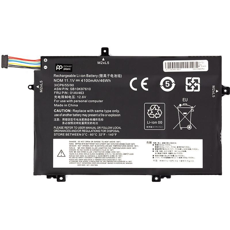 Акумулятор Power для ноутбуків Lenovo ThinkPad L480 01AV463 11,1V 4100mAh