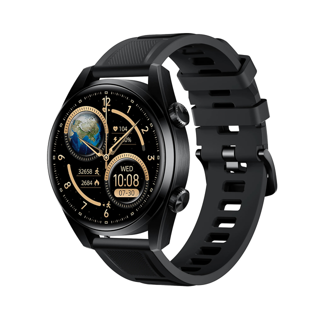 Смарт-часы LEMFO WS-11 силиконовый ремешок Black (16349)