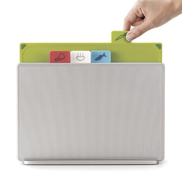 Набор разделочных досок Joseph Joseph Index Regular Silver (60131) - фото 3 Набор разделочных досок Joseph Joseph Index Regular Silver (60131) - фото 3