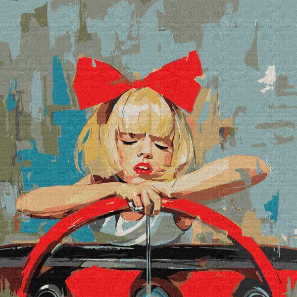 Картина по номерам Ideyka Крутая девчонка 50x50 см (Id-KHO8573)