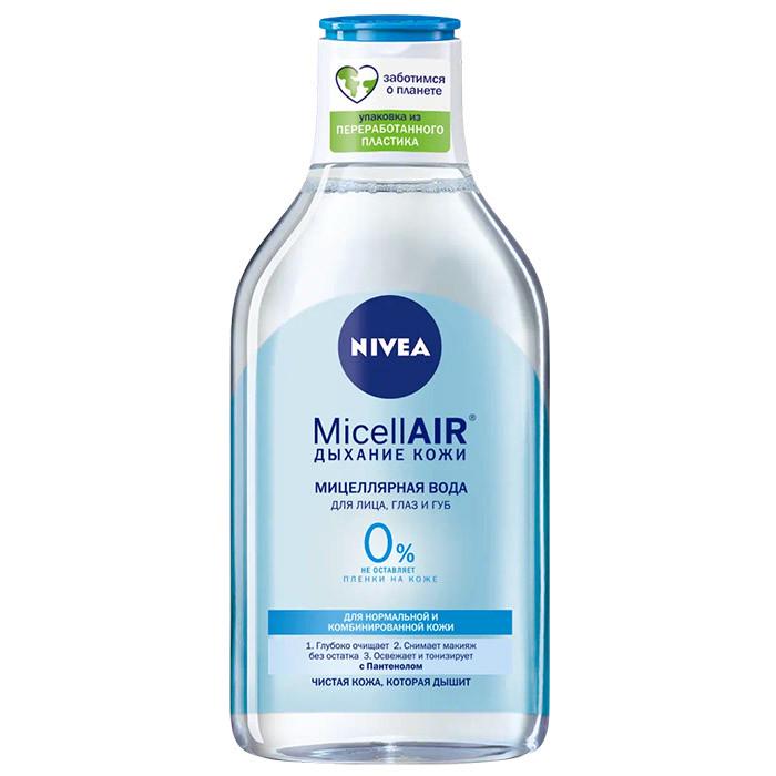 Вода мицеллярная Nivea Visage Дыхание кожи для нормальной и комбинированной кожи 400 мл (1645524523)