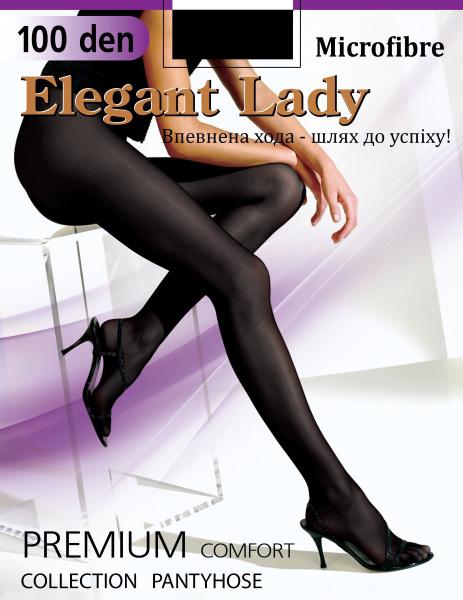 Колготи еластичні Elegant Lady Premium comfort 100 den р. 2 NERO Колготи еластичні Elegant Lady Premium comfort 100 den р. 2 NERO