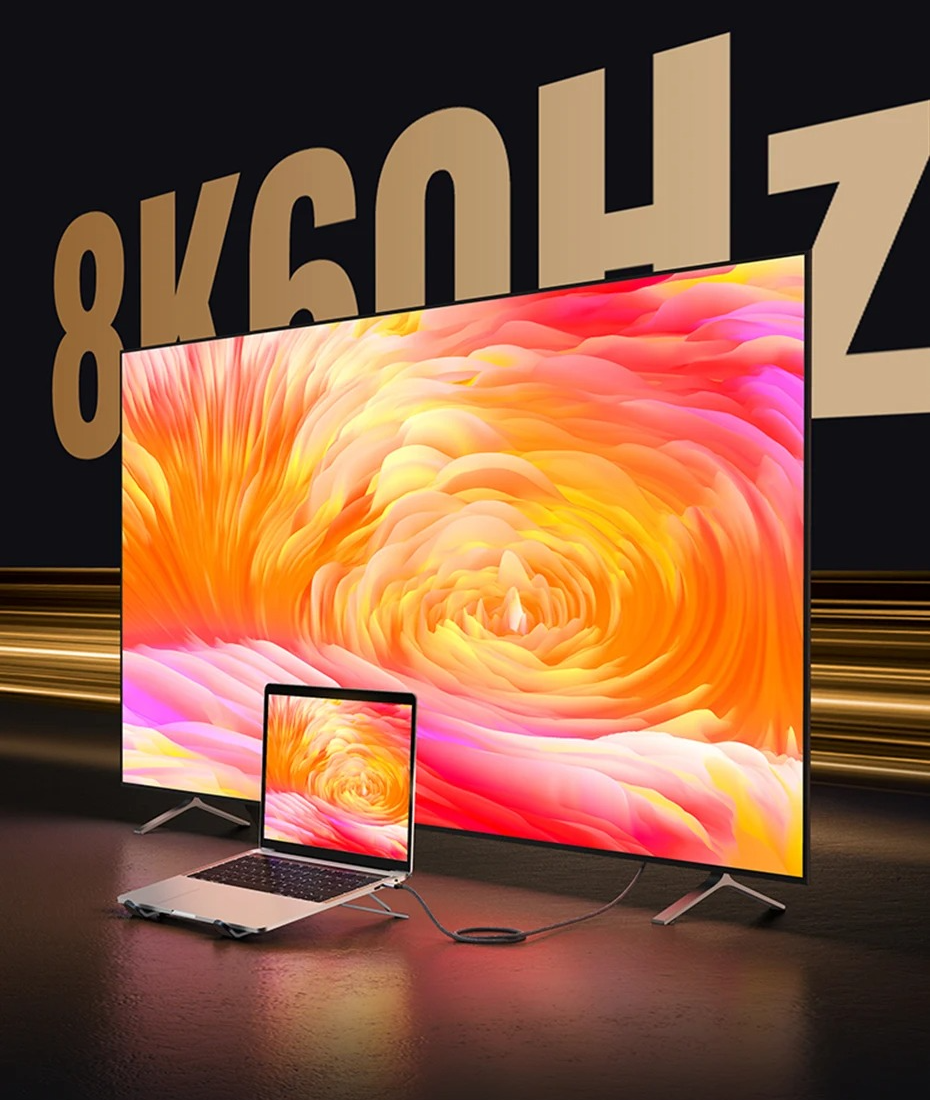 Кабель UGREEN CM565 USB-C to HDMI 2.1 8K/60Hz 2м (2000179) - фото 3 Кабель UGREEN CM565 USB-C to HDMI 2.1 8K/60Hz 2м (2000179) - фото 3