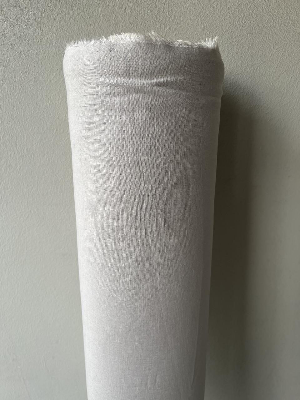 Ткань костюмная LINEN PLUS льняная 143 см 530 Светло-серый
