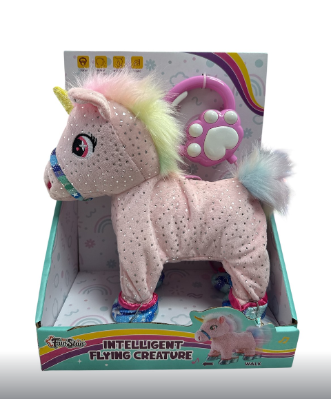 Іграшка Улюбленець T 881 Єдиноріг на повідці повторюшка ходить звуки та музика в коробці