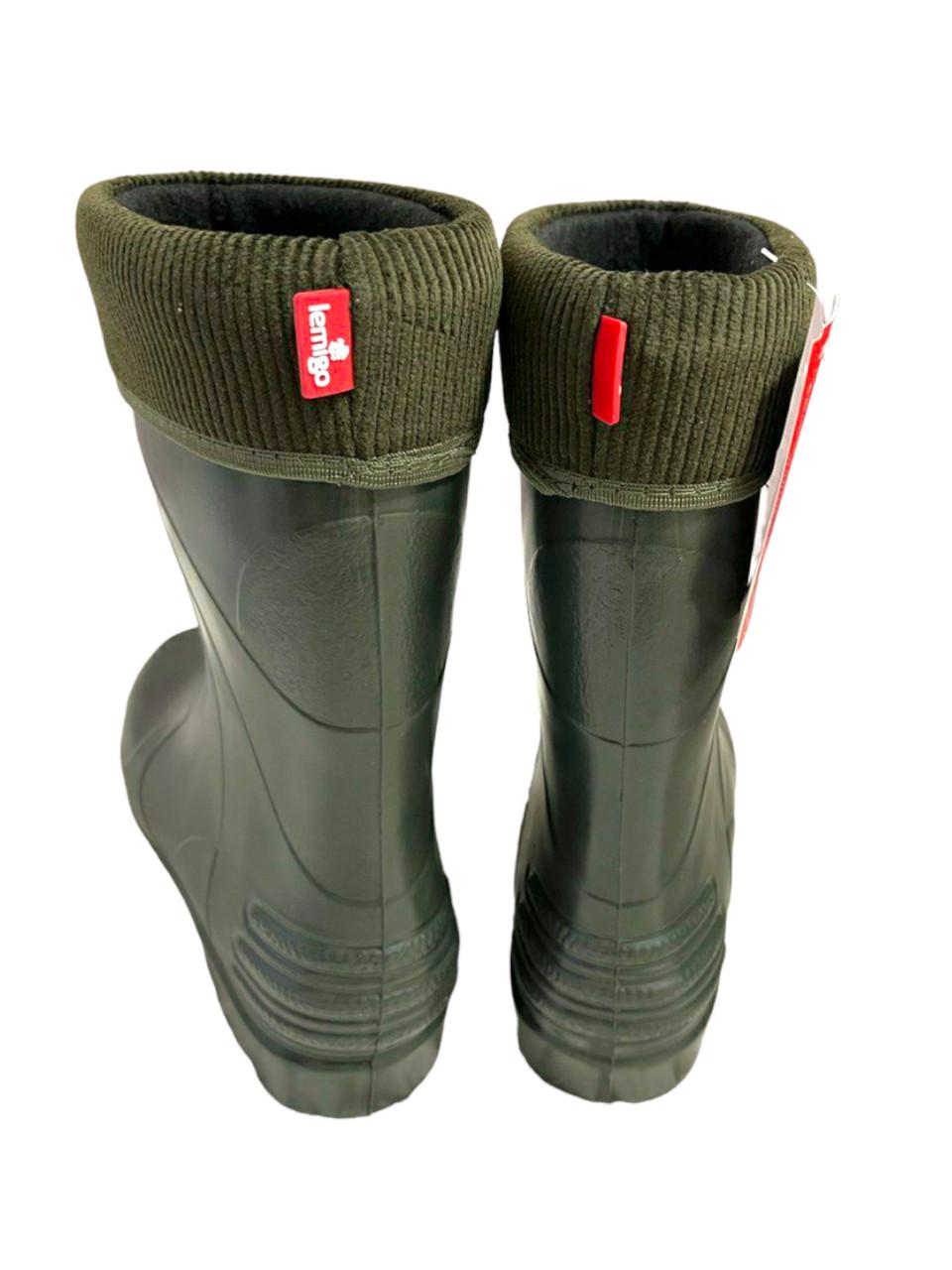 Чоботи зимові Lemigo Grenlander EVA зі вставкою неопрен р. 39-40 25 см Хакі (2001405305) - фото 6