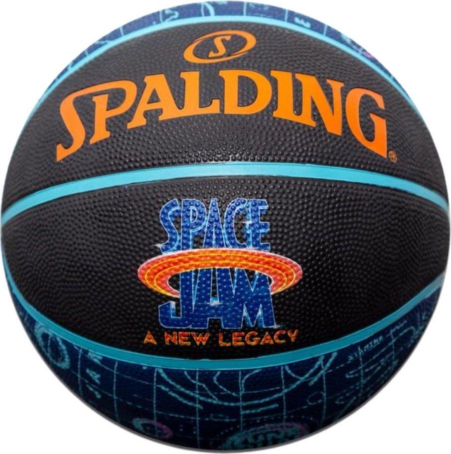 Баскетбольный мяч Spalding SPACE JAM TUNE COURT р. 7 Черно-синий (84560Z)