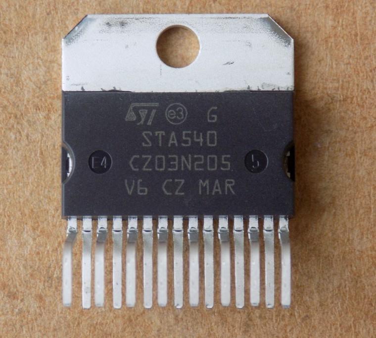 Микросхема ST STA540/MULTIWATT15 (29591)