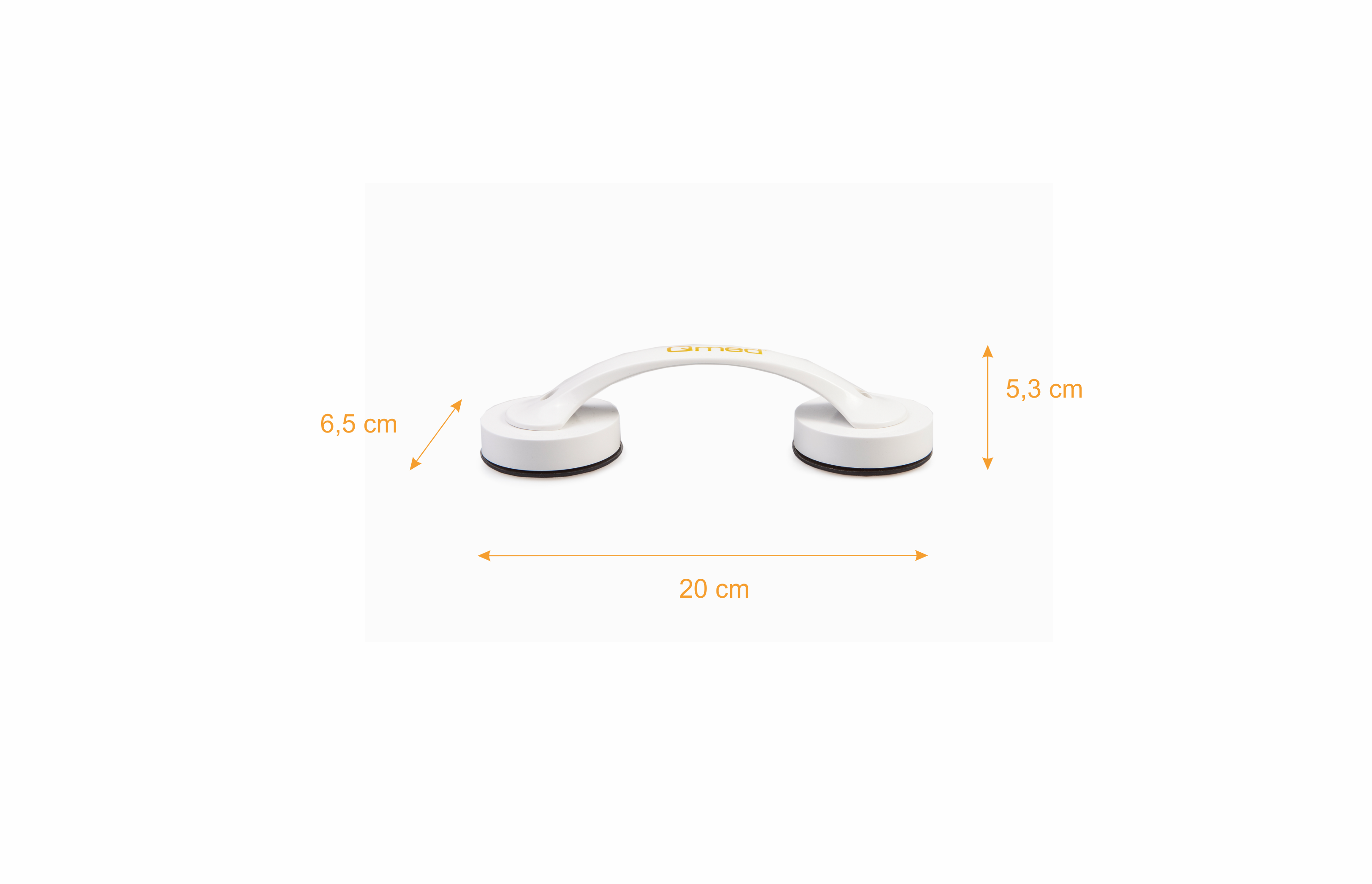 Поручень пристенный на присосках Qmed Portable Hand Grip - фото 2 Поручень пристенный на присосках Qmed Portable Hand Grip - фото 2