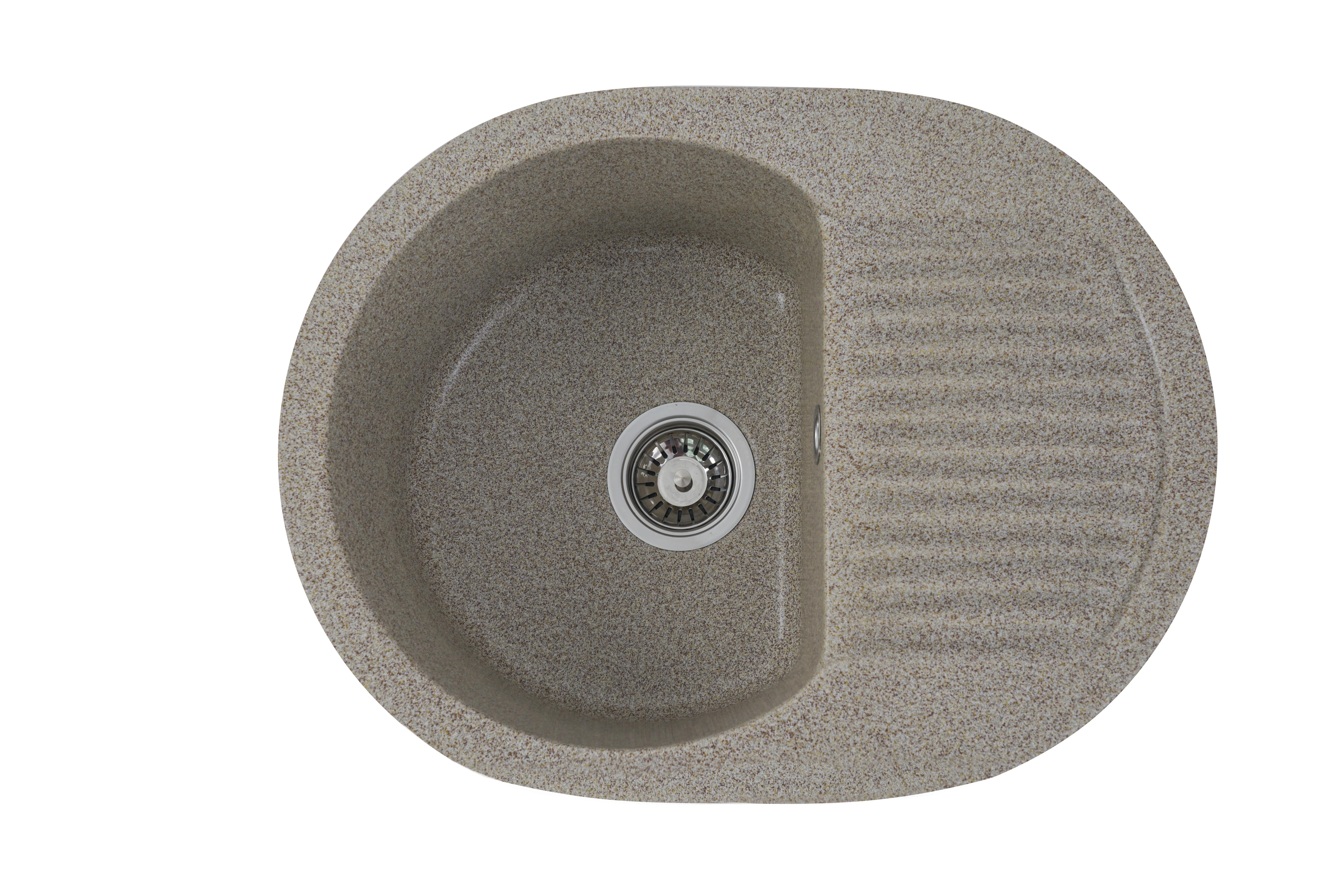 Мойка для кухни Platinum 6247 Bora гранит глянец Карамельный (000024865)