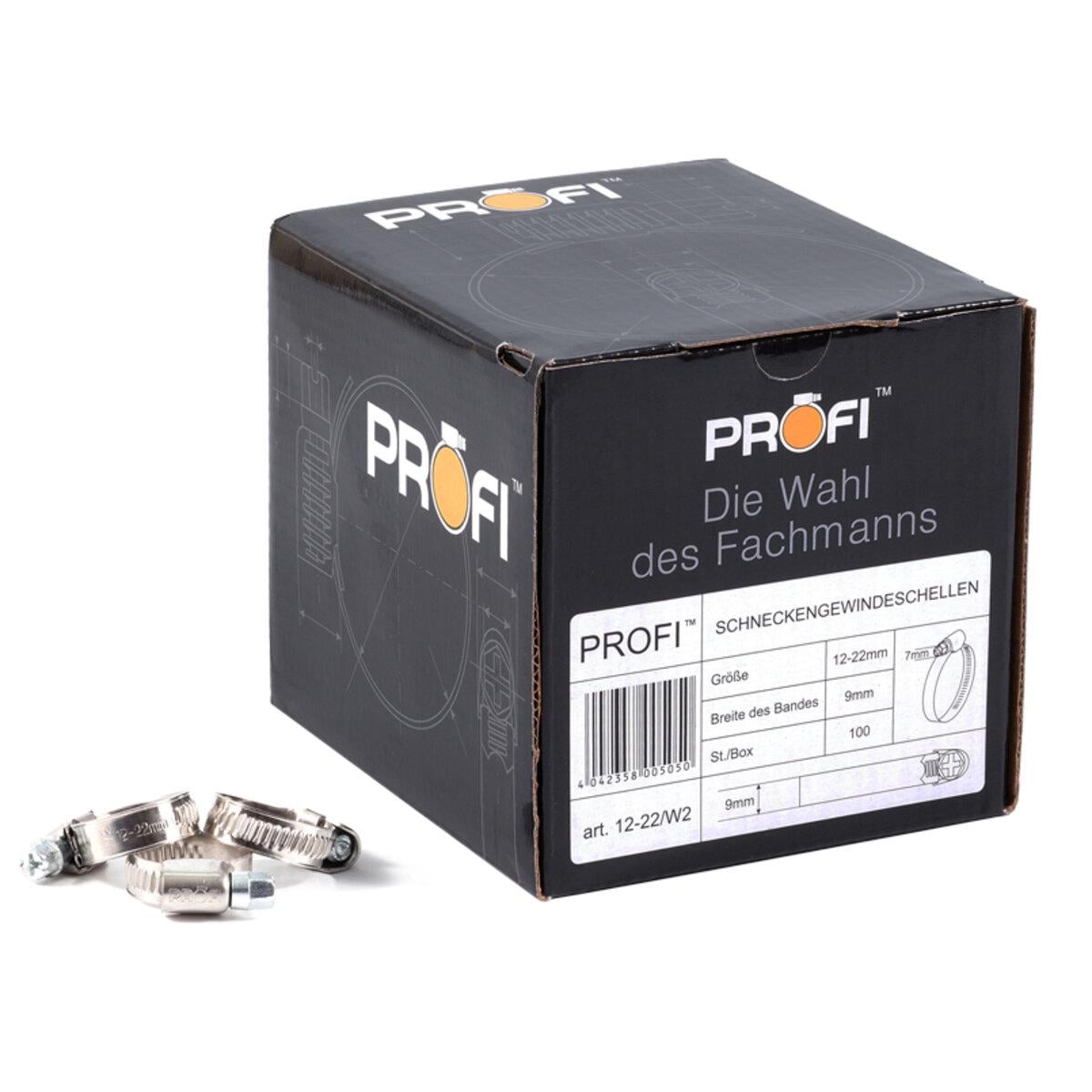 Хомуты Profi 12-22/W2/9 мм/100 шт.