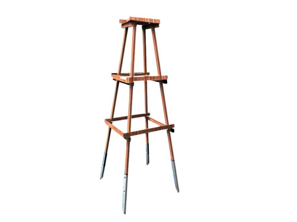 Опора для растений SIMBUD Лестница счастья Мореный бук (27920868) - фото 1