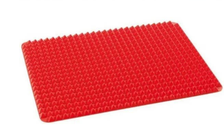 Килимок для гриля та випічки антипригарний Pyramid Pan Fat-Reduction Silicone Cooking Mat