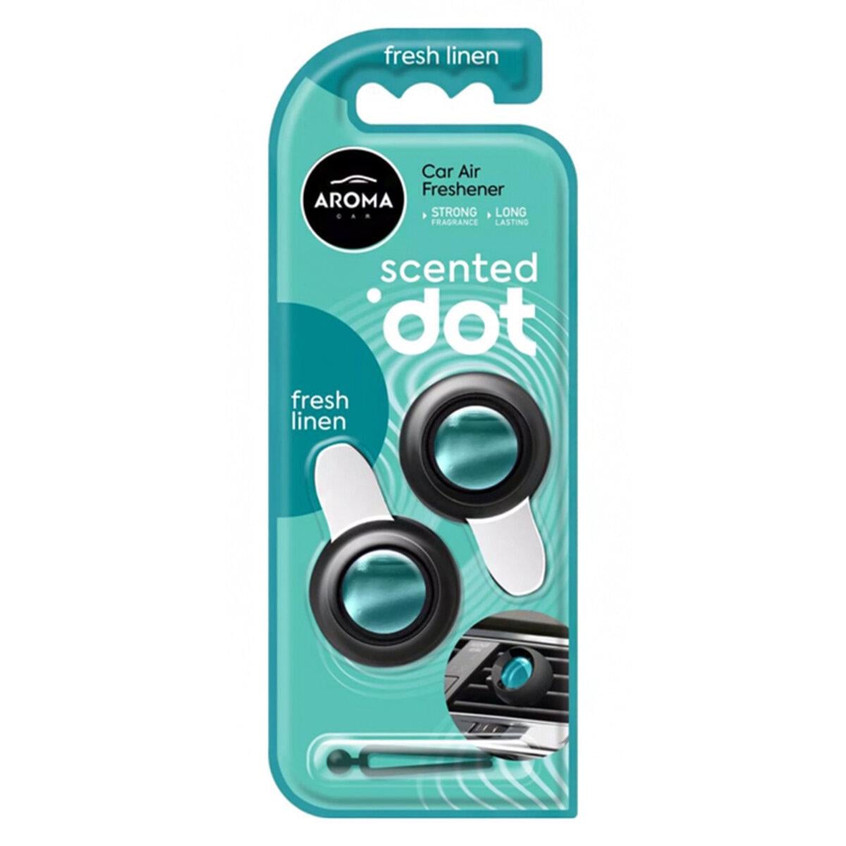 Ароматизатор для автомобилей Aroma Car Double DOT жидкий Fresh Linen