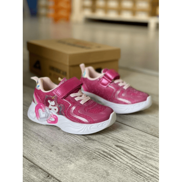 Кроссовки для девушки American club PINK PONNY 00000003972 16 см р. 26 Розовый (5237376695)