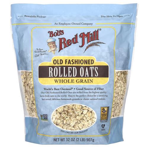 Овсяные хлопья Bob's Red Mill органические цельнозерновые 907 г (BRM-04154)
