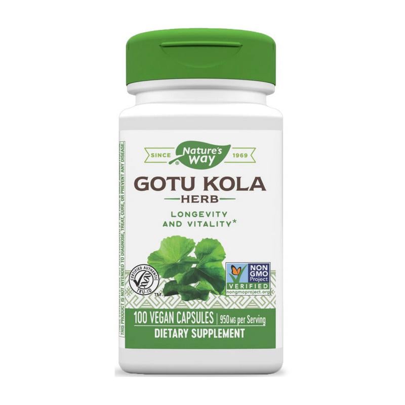 Готу круга Nature's Way Gotu Kola 475 мг 100 вер. капс.