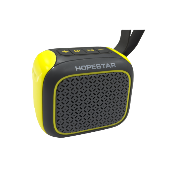 Портативная колонка HOPESTAR A22 5W TWS IPX6 500 mAh Grey/Yellow (A22-1) - фото 1