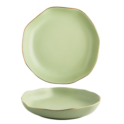 Тарілка підставна кругла 6774 26,5 см Зелений (4356306)