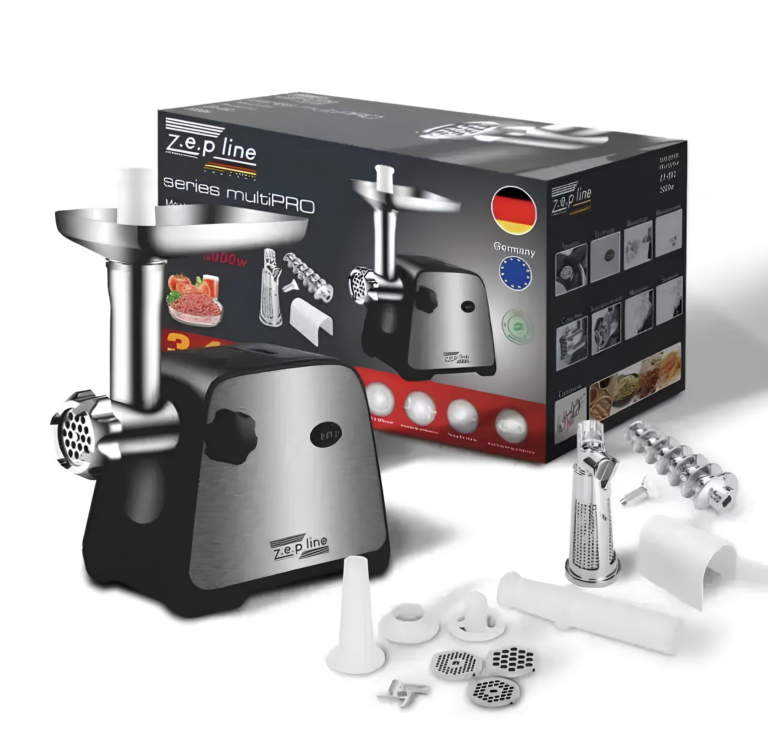 Мясорубка электрическая Zepline ZP-203 3800 Вт Серый (GR-04819)