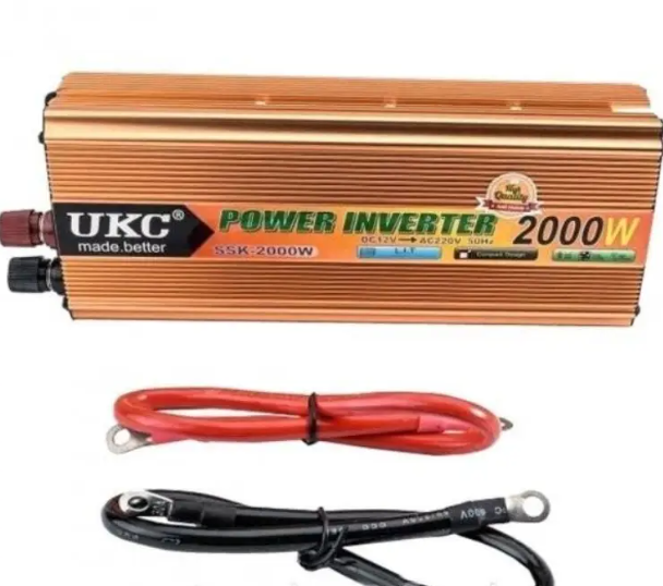 Автомобільний інвертор UKC 2000W 24V AC/DC (SSK-2000W) - фото 3 Автомобільний інвертор UKC 2000W 24V AC/DC (SSK-2000W) - фото 3