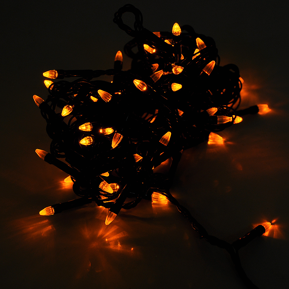 Гирлянда 100 LED 8 режимов 5 м Yellow (25898489)