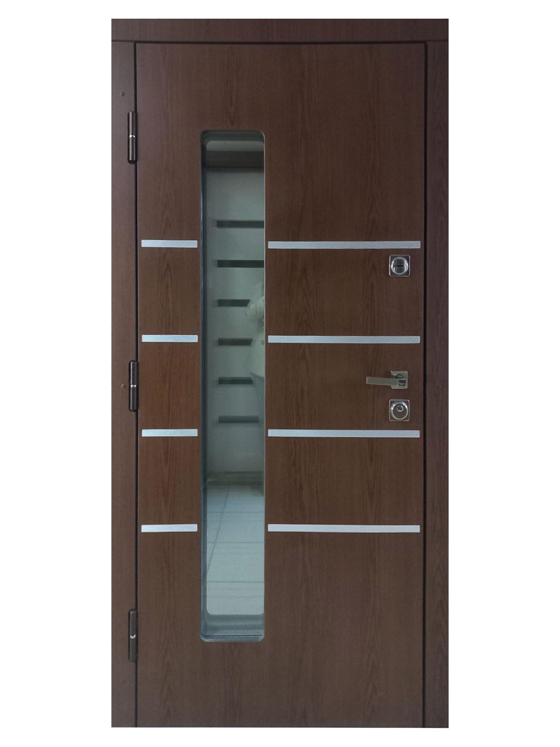 Дверь входная Максимум Model 1 HPL 2040х960 мм Дуб темный (8230044) Дверь входная Максимум Model 1 HPL 2040х960 мм Дуб темный (8230044)