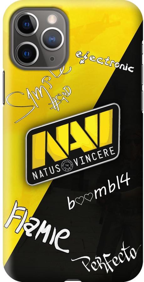 Чехол силиконовый FTS для Apple iPhone 11 Pro Max Natus Vincere Автографы (60932DFNN)