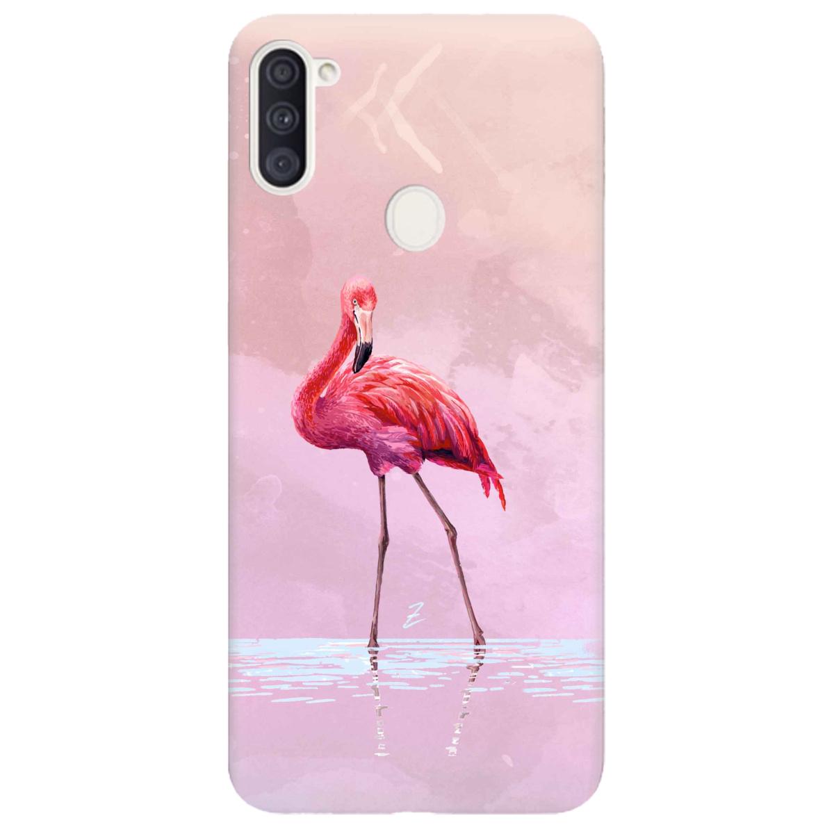 Силіконовий чохол Zorrov для Samsung Galaxy A11 - Flamingo (14140040065099899)